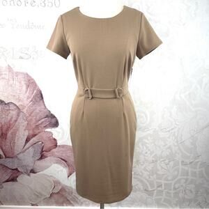 New York & Company tan or beige sheath dress Size Medium